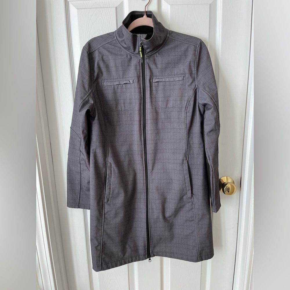 Gray lined Raincoat